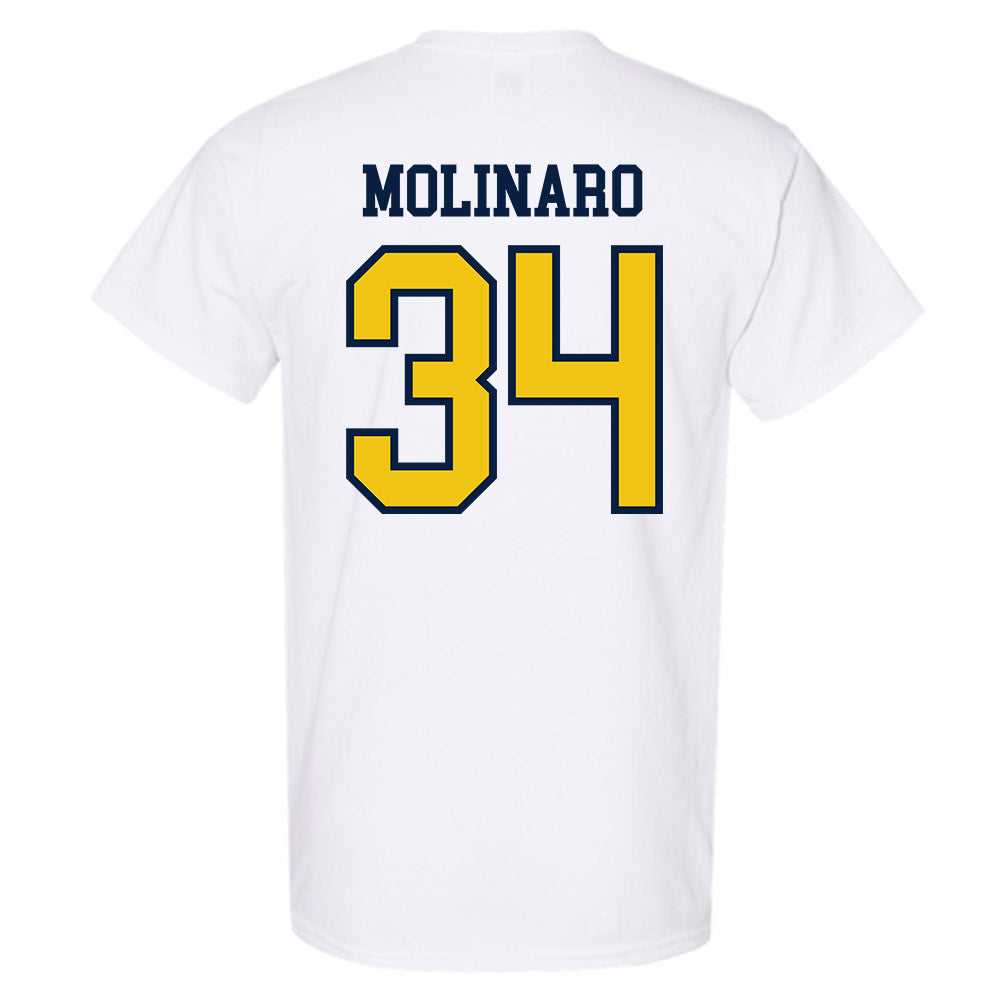Michigan - NCAA Men's Ice Hockey : Julian Molinaro - Classic Shersey T-Shirt-1