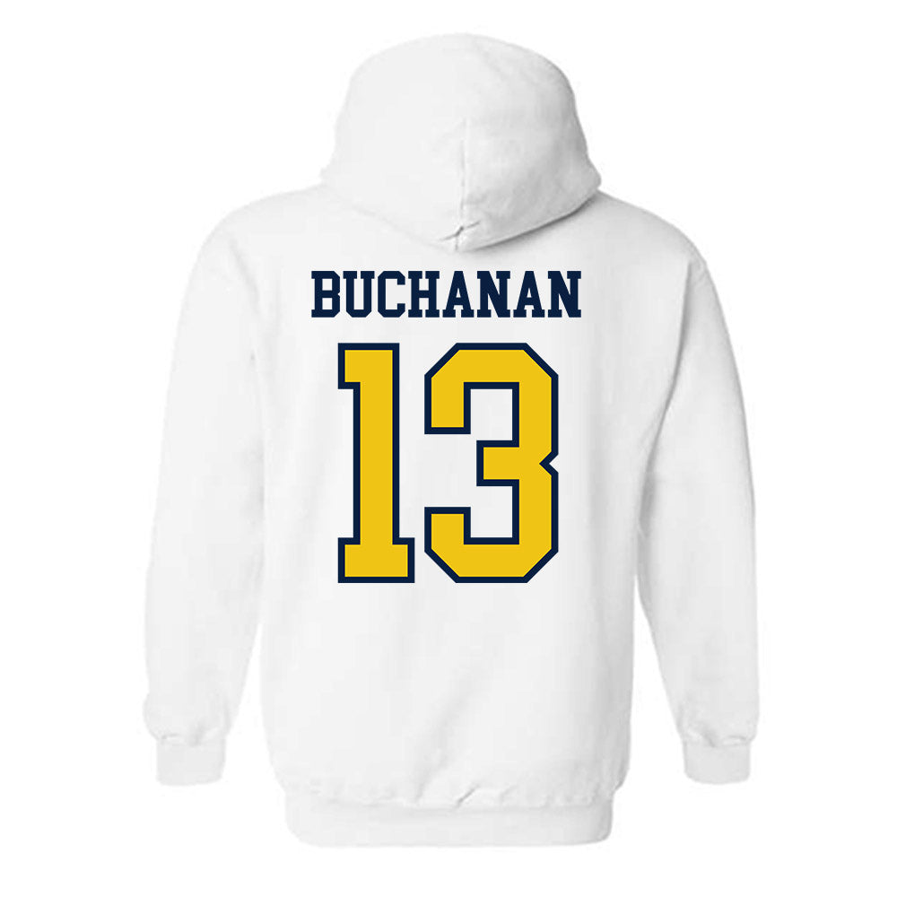 Michigan - NCAA Football : JJ Buchanan - Classic Shersey Hooded Sweatshirt-1