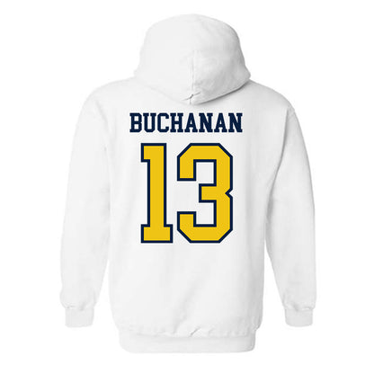 Michigan - NCAA Football : JJ Buchanan - Classic Shersey Hooded Sweatshirt-1