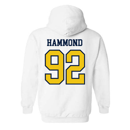 Michigan - NCAA Football : Ted Hammond - Classic Shersey Hooded Sweatshirt-1