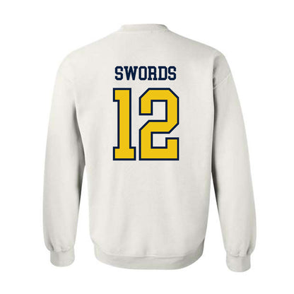 Michigan - NCAA Women's Basketball : Syla Swords - Classic Shersey Crewneck Sweatshirt-1