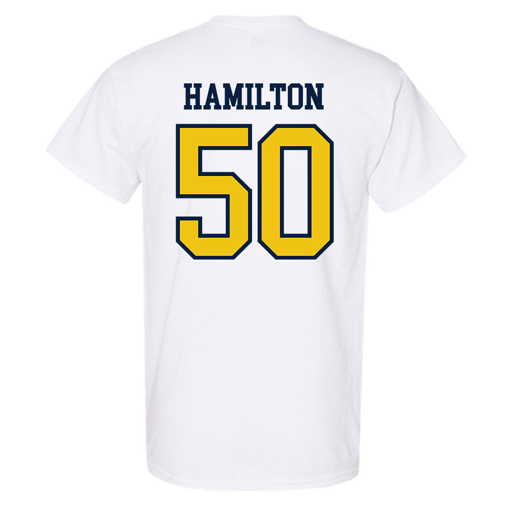 Michigan - NCAA Football : Luke Hamilton - Classic Shersey T-Shirt-1