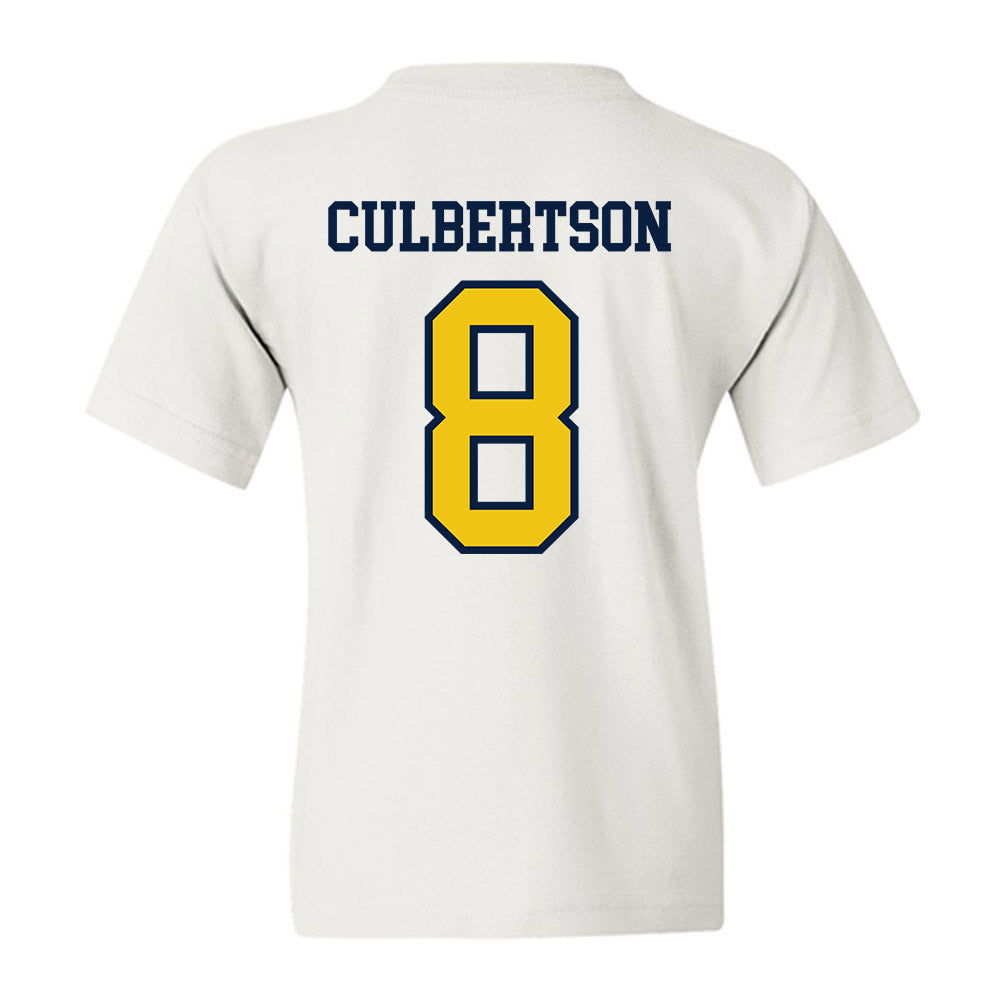 Michigan - NCAA Baseball : Drew Culbertson - Classic Shersey Youth T-Shirt-1