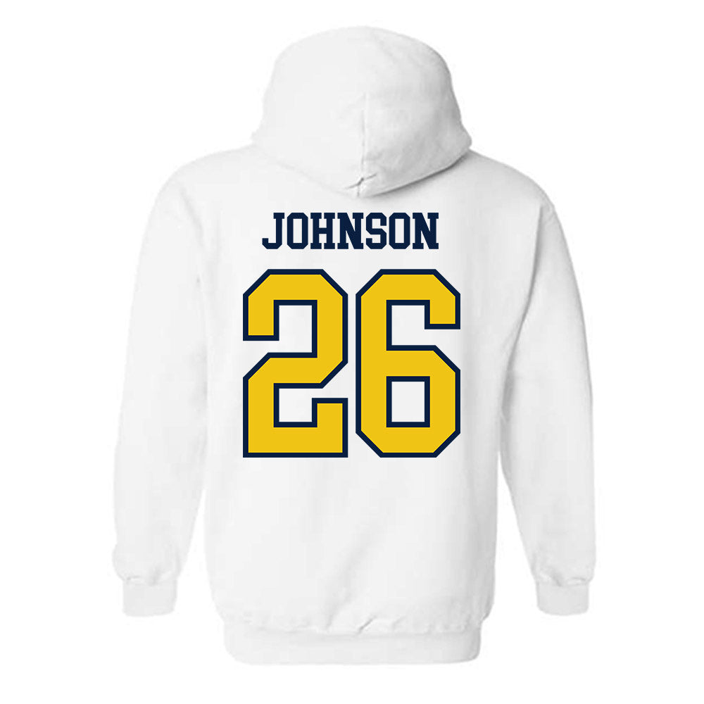 Michigan - NCAA Football : Donovan Johnson - Classic Shersey Hooded Sweatshirt-1