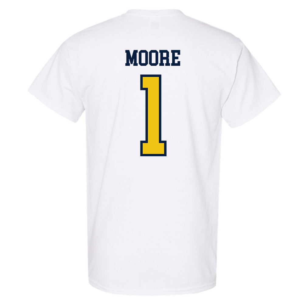 Michigan - NCAA Football : Rod Moore - Classic Shersey T-Shirt-1
