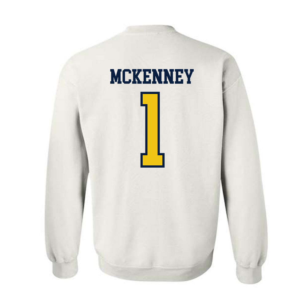 Michigan - NCAA Men's Basketball : Trey McKenney - Classic Shersey Crewneck Sweatshirt-1