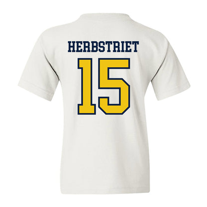 Michigan - NCAA Football : Chase Herbstriet - Classic Shersey Youth T-Shirt-1