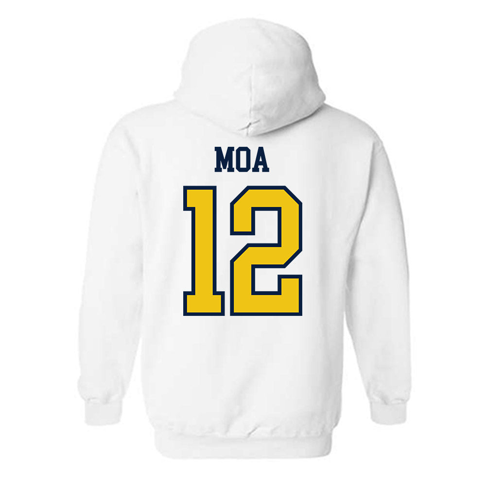 Michigan - NCAA Football : Salesi Moa - Classic Shersey Hooded Sweatshirt-1