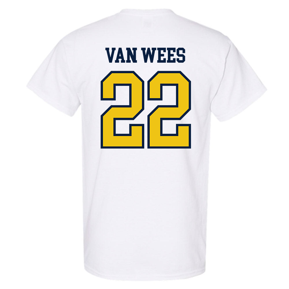 Michigan - NCAA Women's Lacrosse : Truus van Wees - Classic Shersey T-Shirt-1