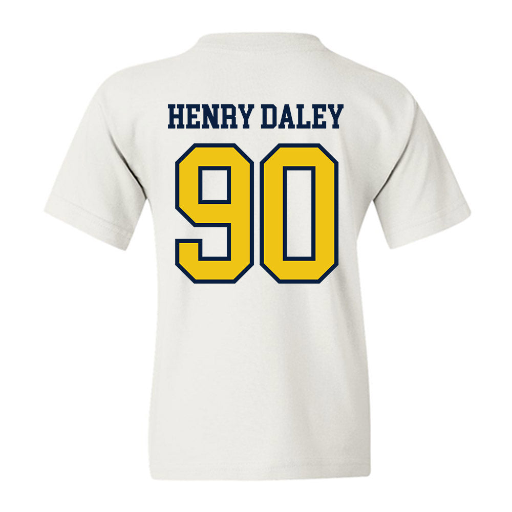 Michigan - NCAA Football : John Henry Daley - Classic Shersey Youth T-Shirt-1