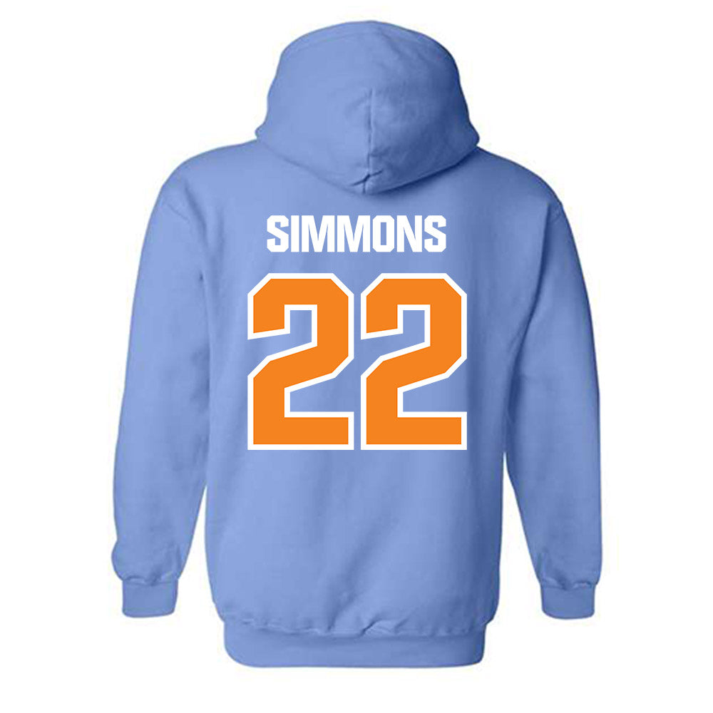Tennessee - NCAA Women's Soccer : Kylee Simmons - Generic Shersey Hooded Sweatshirt-1