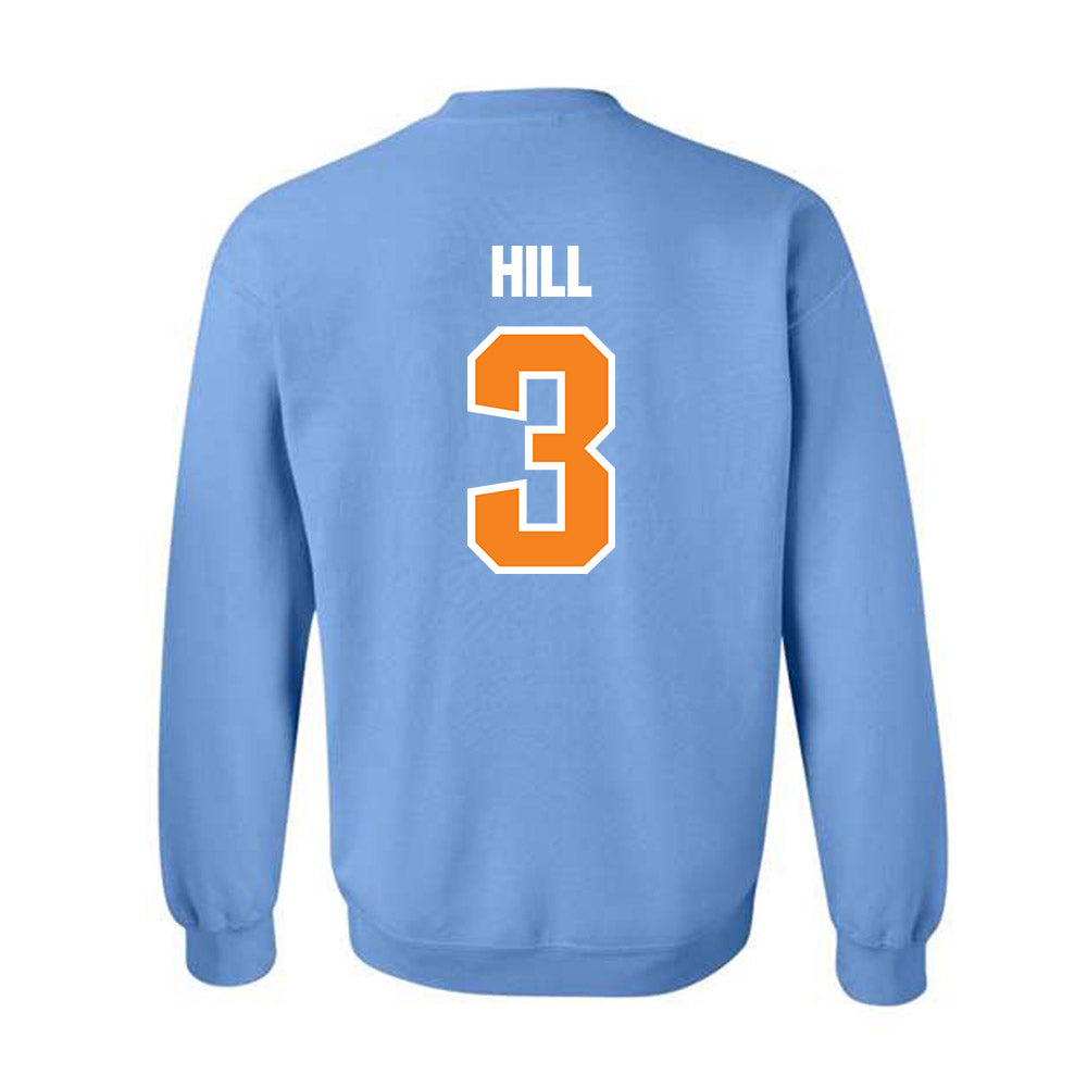 Tennessee - NCAA Men's Basketball : Terrence Hill - Crewneck Sweatshirt-1