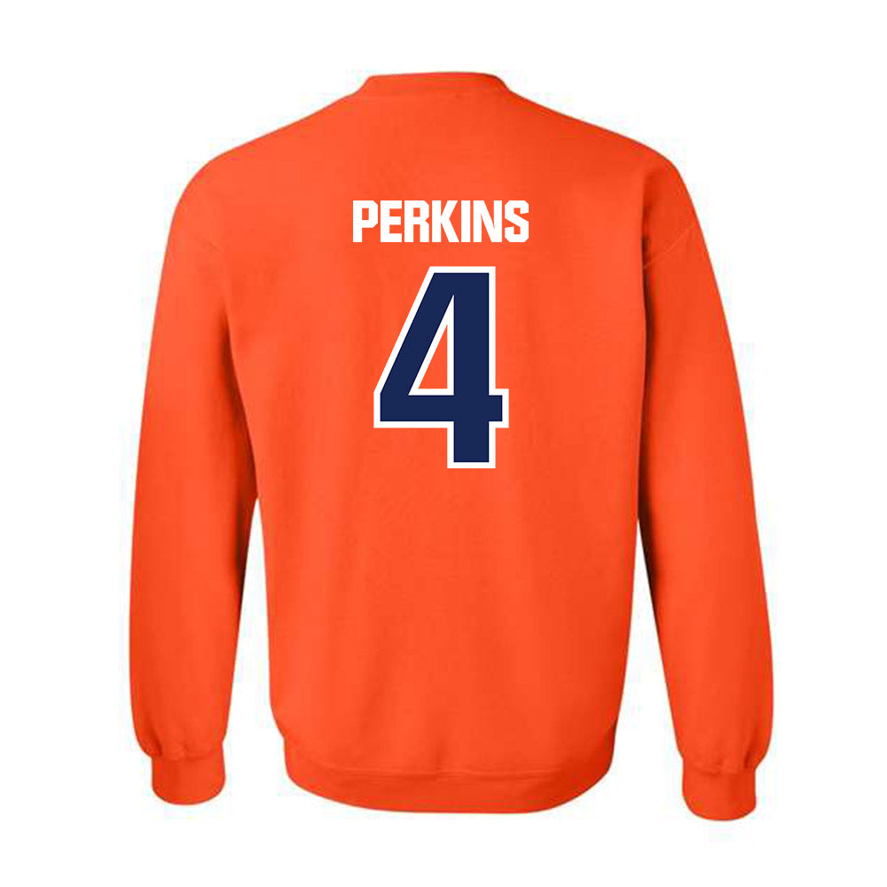 FPU - NCAA Baseball : Garrett Perkins - Classic Shersey Crewneck Sweatshirt-1