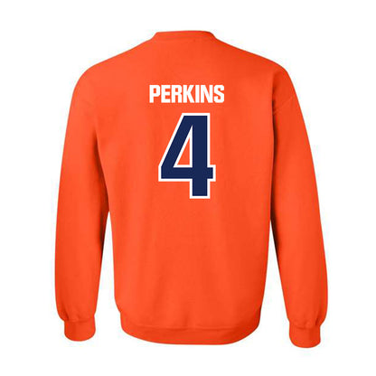 FPU - NCAA Baseball : Garrett Perkins - Classic Shersey Crewneck Sweatshirt-1