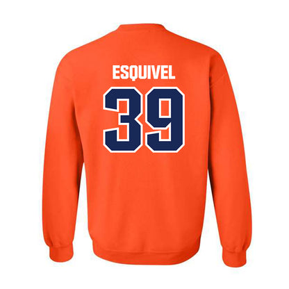 FPU - NCAA Baseball : Isaac Esquivel - Classic Shersey Crewneck Sweatshirt-1