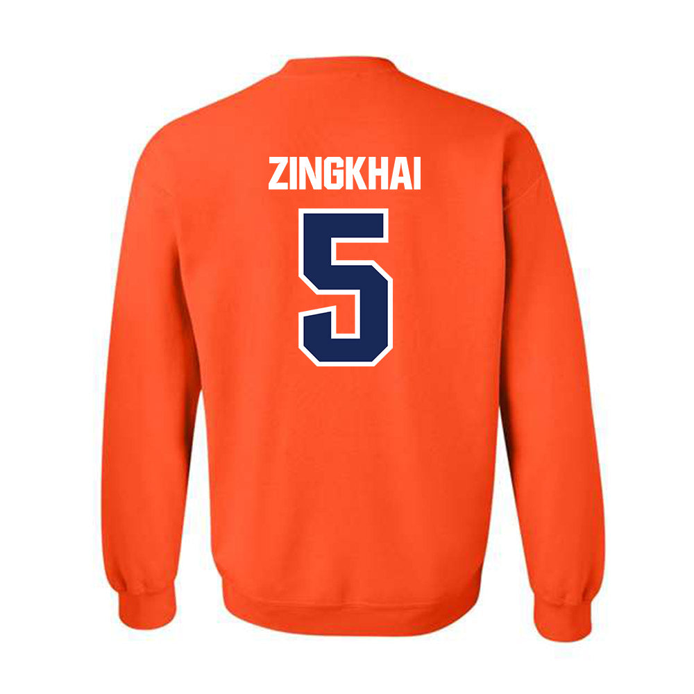 FPU - NCAA Men's Soccer : Wungsem Zingkhai - Classic Shersey Crewneck Sweatshirt-1