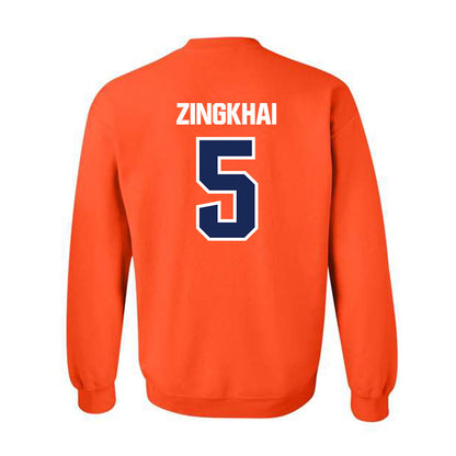 FPU - NCAA Men's Soccer : Wungsem Zingkhai - Classic Shersey Crewneck Sweatshirt-1