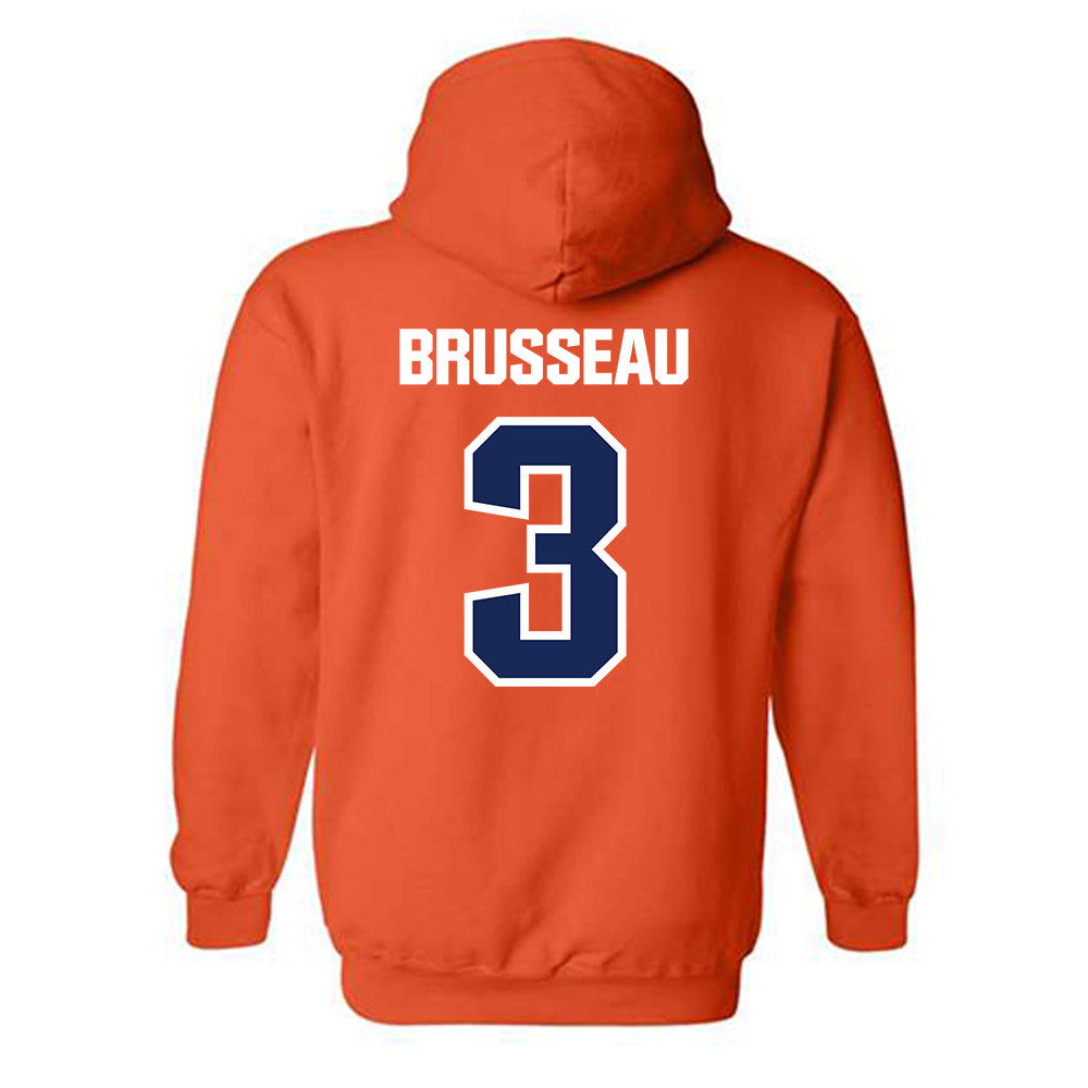 FPU - NCAA Men's Soccer : Beau Brusseau - Classic Shersey Hooded Sweatshirt-1