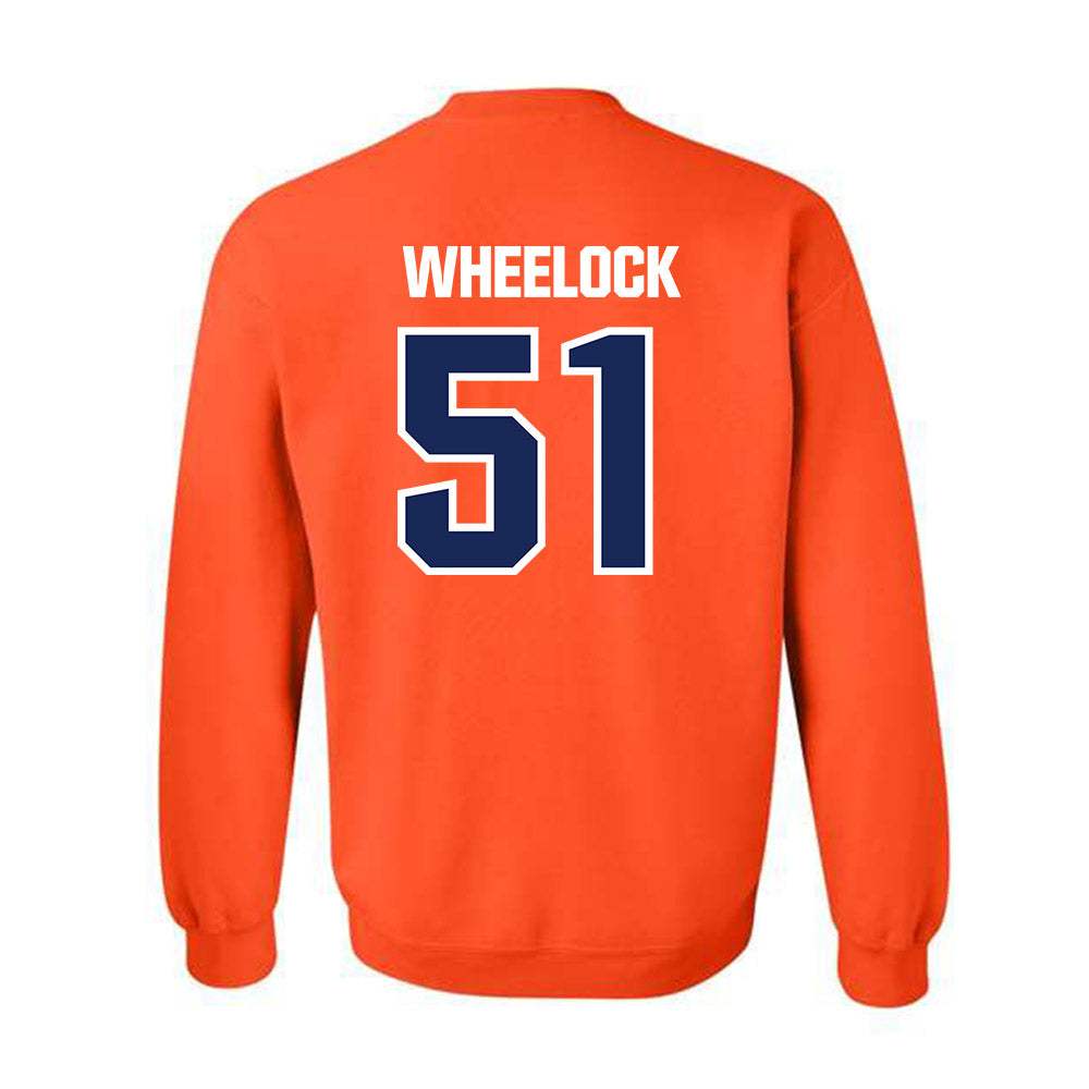 FPU - NCAA Baseball : Titus Wheelock - Classic Shersey Crewneck Sweatshirt-1