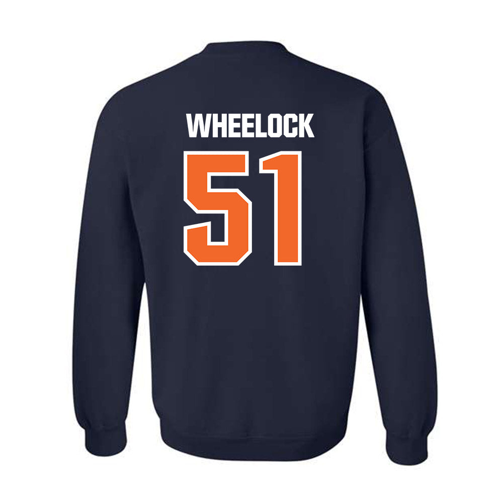 FPU - NCAA Baseball : Titus Wheelock - Classic Shersey Crewneck Sweatshirt-1