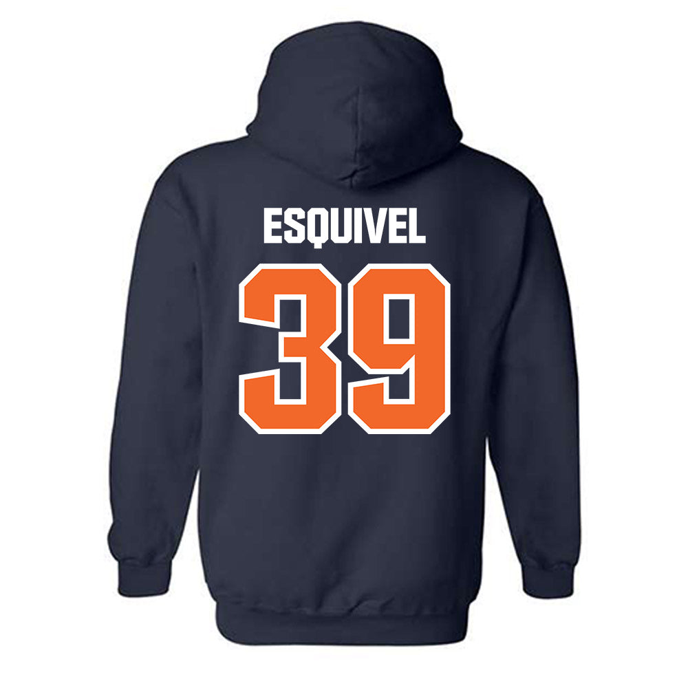 FPU - NCAA Baseball : Isaac Esquivel - Classic Shersey Hooded Sweatshirt-1
