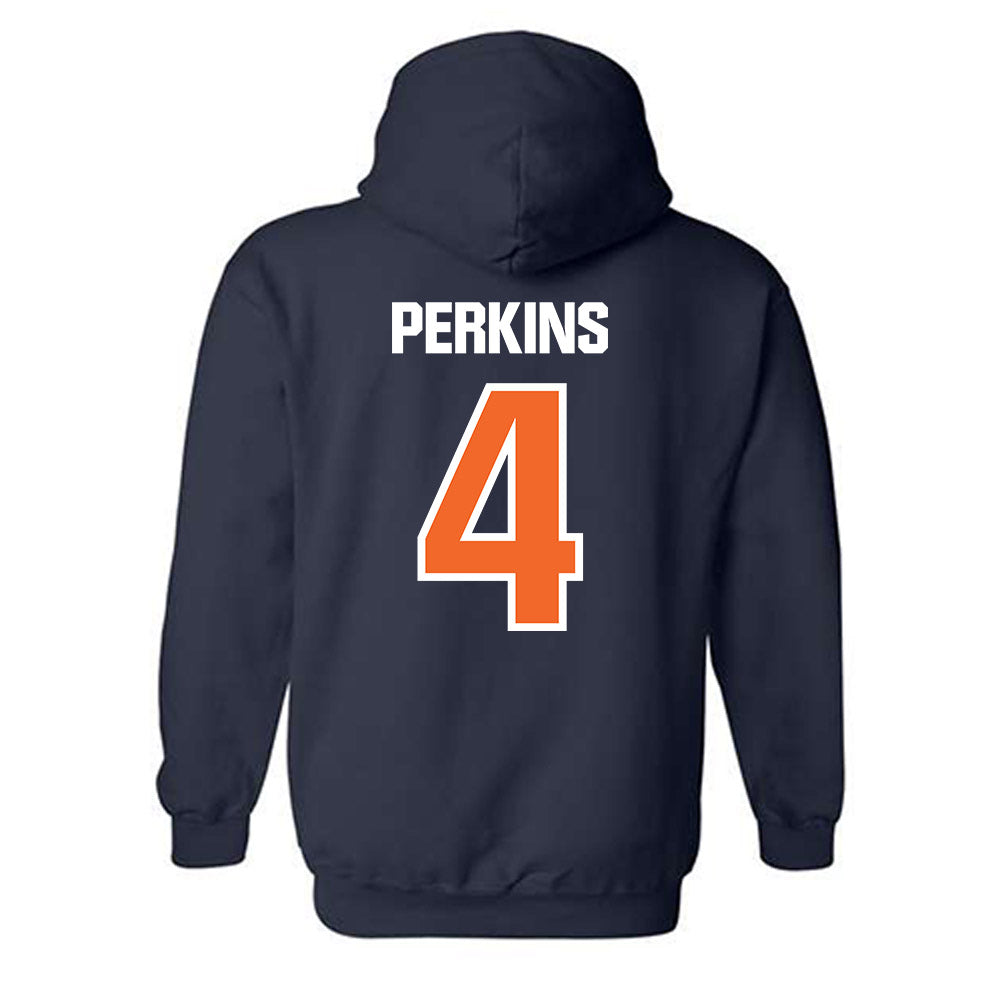 FPU - NCAA Baseball : Garrett Perkins - Classic Shersey Hooded Sweatshirt-1