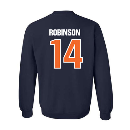 FPU - NCAA Baseball : Vincent Robinson - Classic Shersey Crewneck Sweatshirt-1