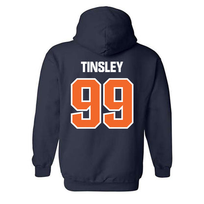 FPU - NCAA Baseball : Dustin Tinsley - Classic Shersey Hooded Sweatshirt-1
