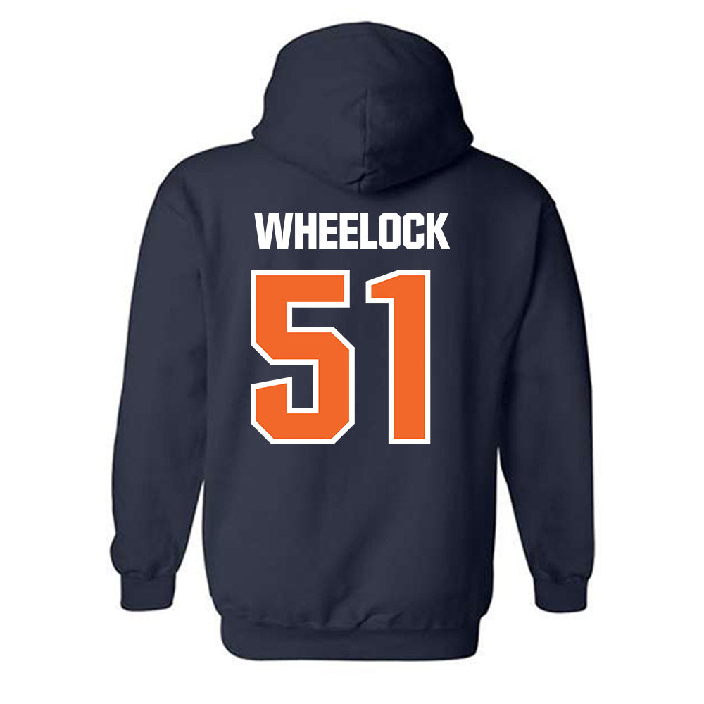 FPU - NCAA Baseball : Titus Wheelock - Classic Shersey Hooded Sweatshirt-1