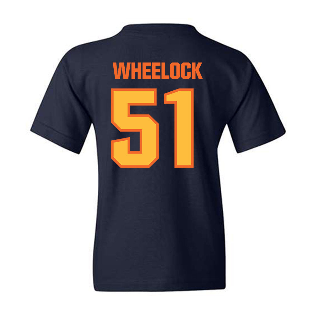 FPU - NCAA Baseball : Titus Wheelock - Classic Shersey Youth T-Shirt-1