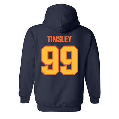 FPU - NCAA Baseball : Dustin Tinsley - Classic Shersey Hooded Sweatshirt-1