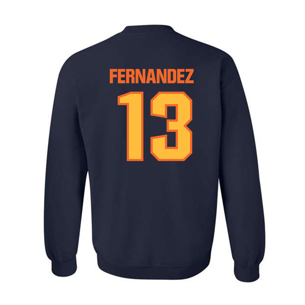 FPU - NCAA Men's Soccer : LJ Fernandez - Classic Shersey Crewneck Sweatshirt-1