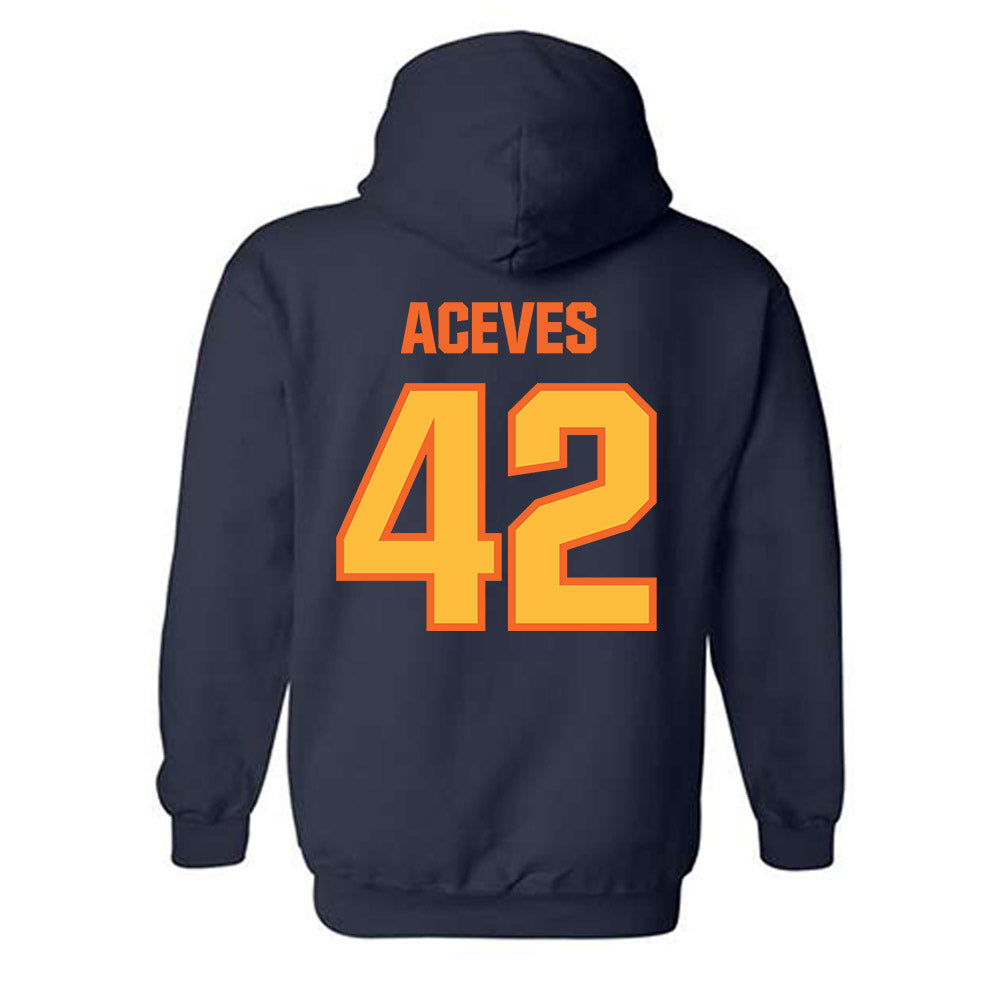 FPU - NCAA Men's Soccer : Diego Aceves - Classic Shersey Hooded Sweatshirt-1