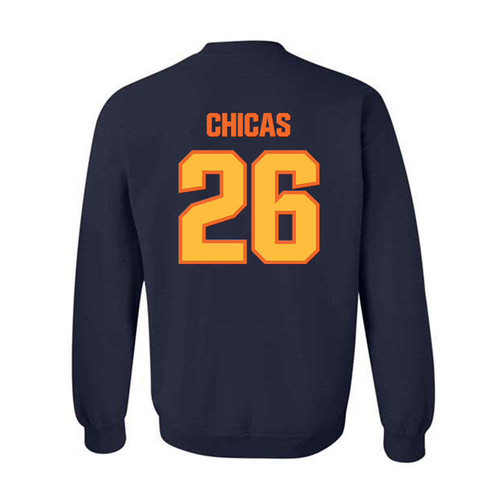 FPU - NCAA Men's Soccer : Danly Chicas - Classic Shersey Crewneck Sweatshirt-1