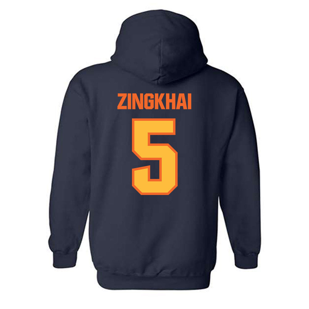 FPU - NCAA Men's Soccer : Wungsem Zingkhai - Classic Shersey Hooded Sweatshirt-1