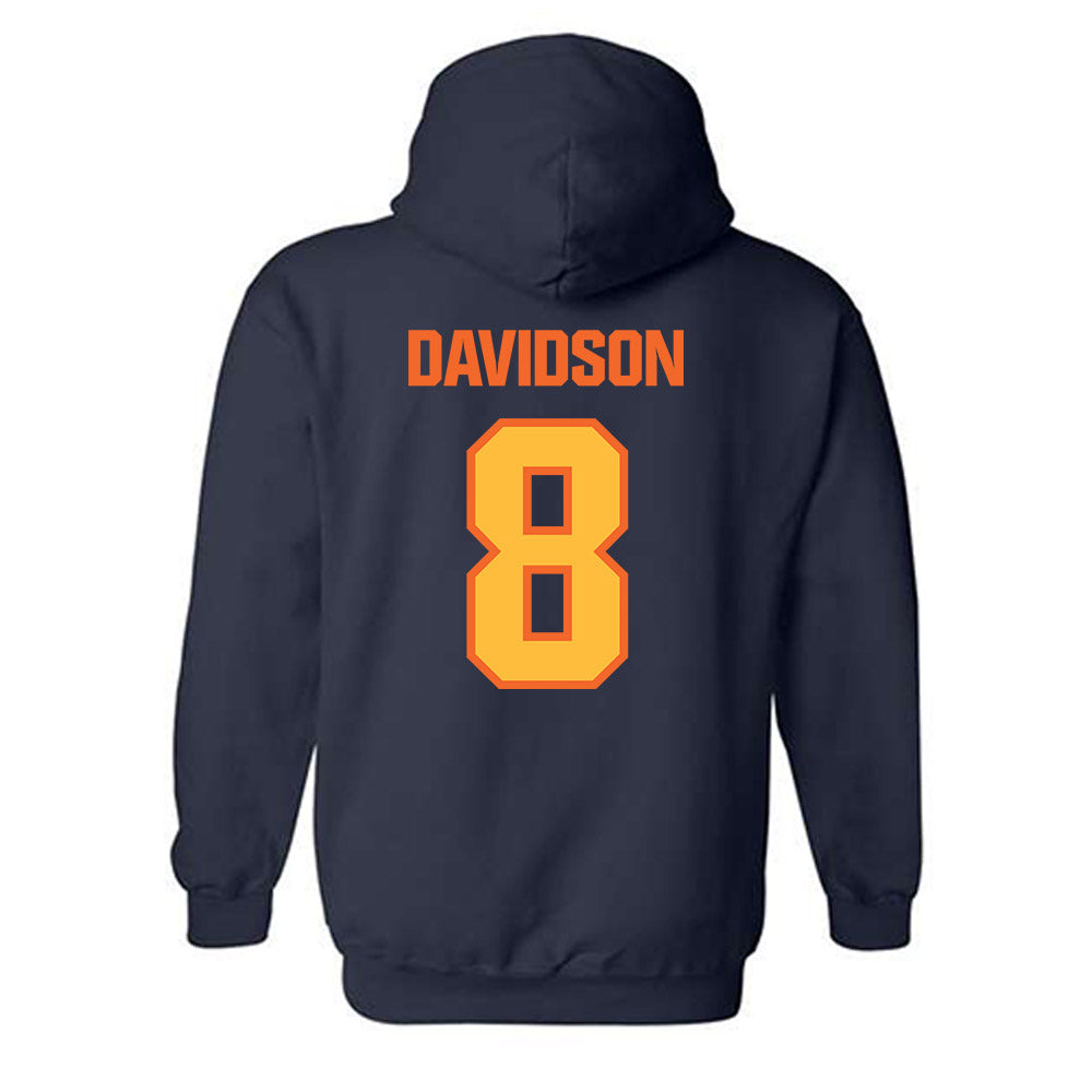 FPU - NCAA Men's Basketball : Nick Davidson - Classic Shersey Hooded Sweatshirt-1