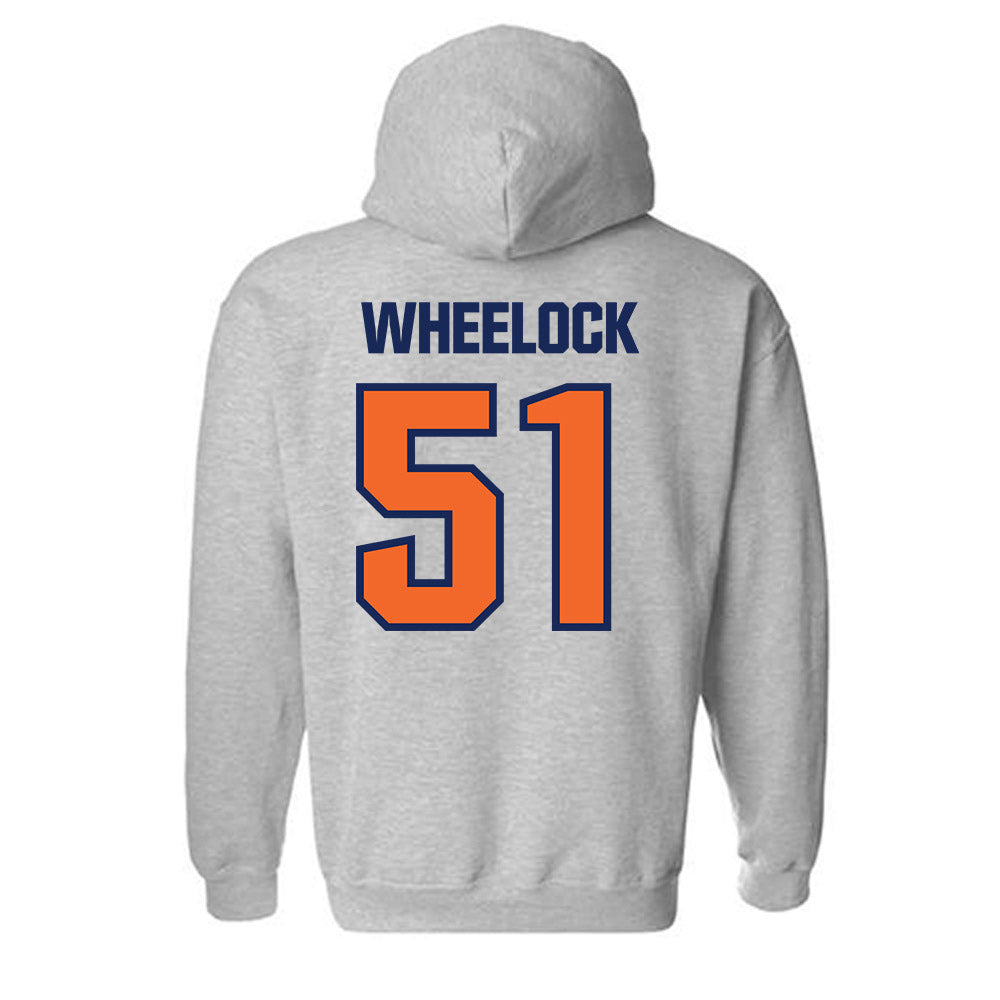 FPU - NCAA Baseball : Titus Wheelock - Hooded Sweatshirt-1