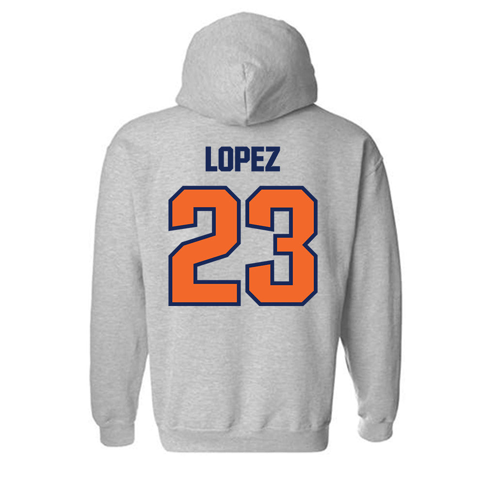 FPU - NCAA Baseball : Alex Lopez - Hooded Sweatshirt-1