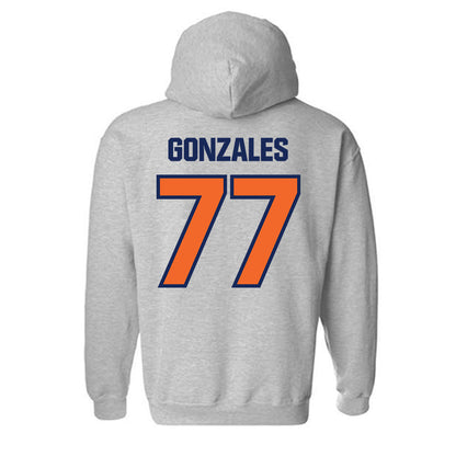 FPU - NCAA Baseball : Tyler Gonzales - Hooded Sweatshirt-1