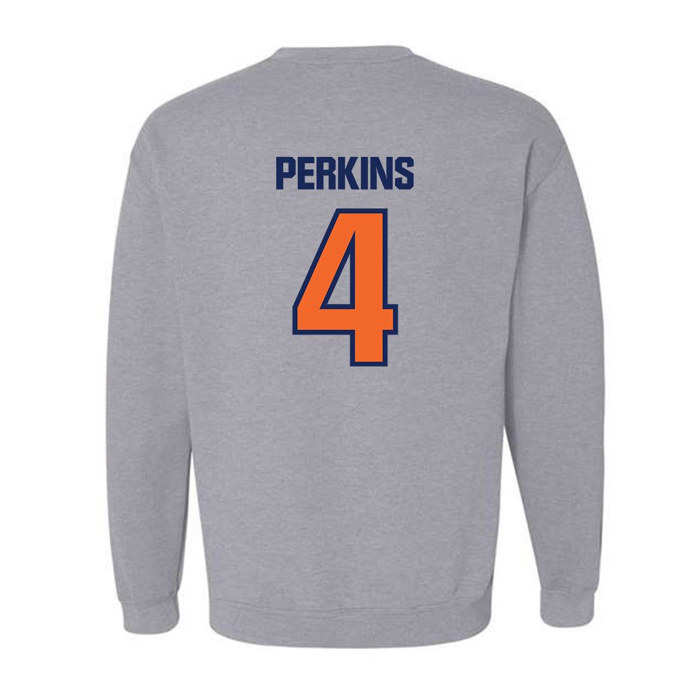 FPU - NCAA Baseball : Garrett Perkins - Crewneck Sweatshirt-1