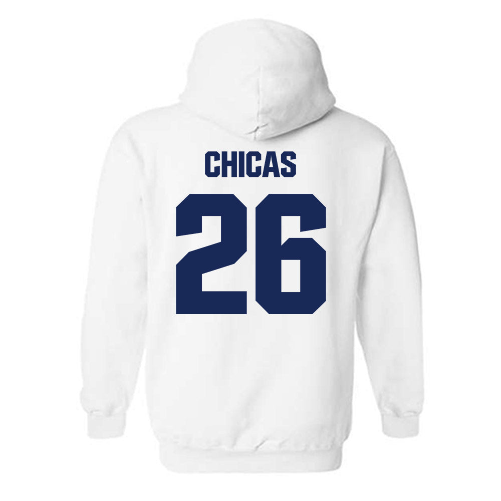 FPU - NCAA Men's Soccer : Danly Chicas - Classic Shersey Hooded Sweatshirt-1