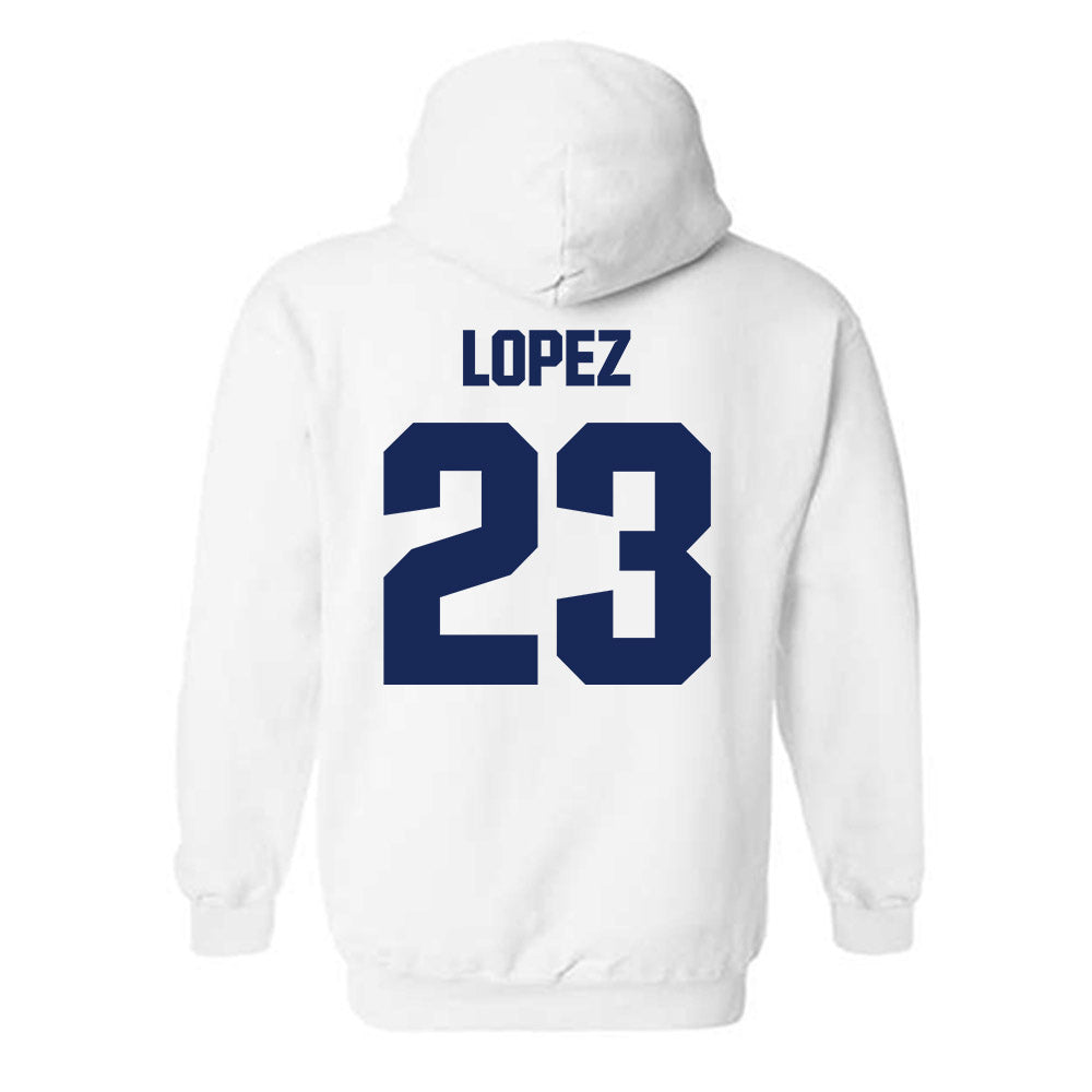 FPU - NCAA Baseball : Alex Lopez - Classic Shersey Hooded Sweatshirt-1