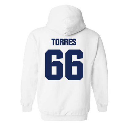 FPU - NCAA Baseball : Rogelio Torres - Classic Shersey Hooded Sweatshirt-1