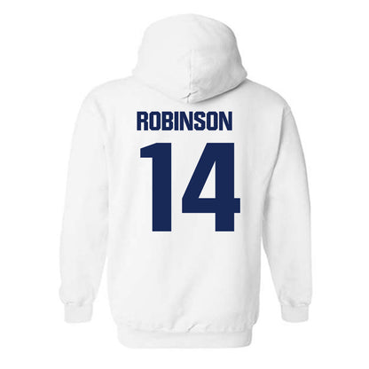 FPU - NCAA Baseball : Vincent Robinson - Classic Shersey Hooded Sweatshirt-1