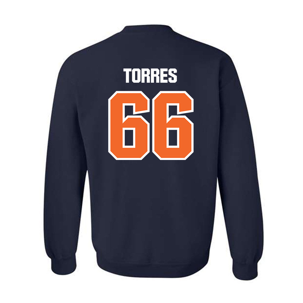 FPU - NCAA Baseball : Rogelio Torres - Classic Shersey Crewneck Sweatshirt-1