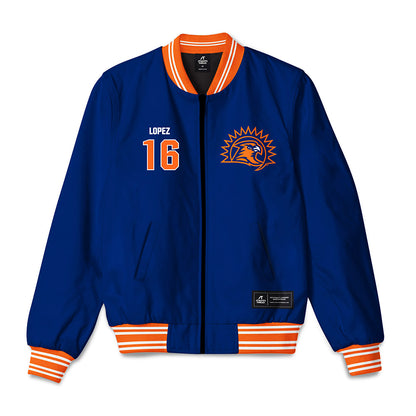 FPU - NCAA Men's Soccer : Brandon Lopez - Bomber Jacket-0