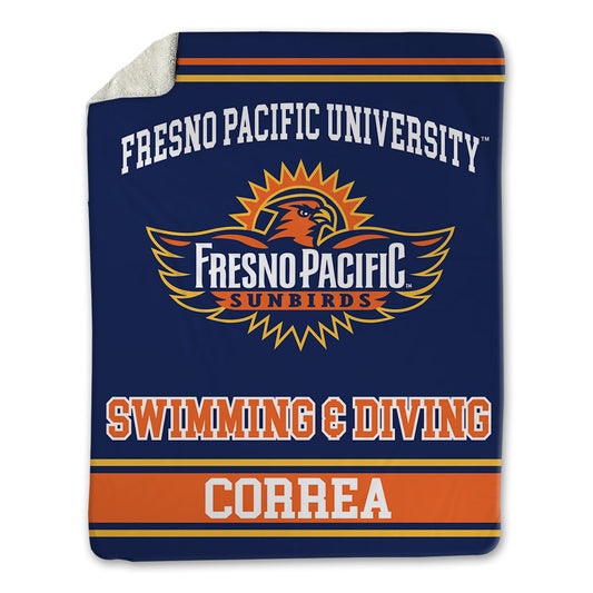 FPU - NCAA Women's Swimming & Diving : Olivia Correa - Blanket-0