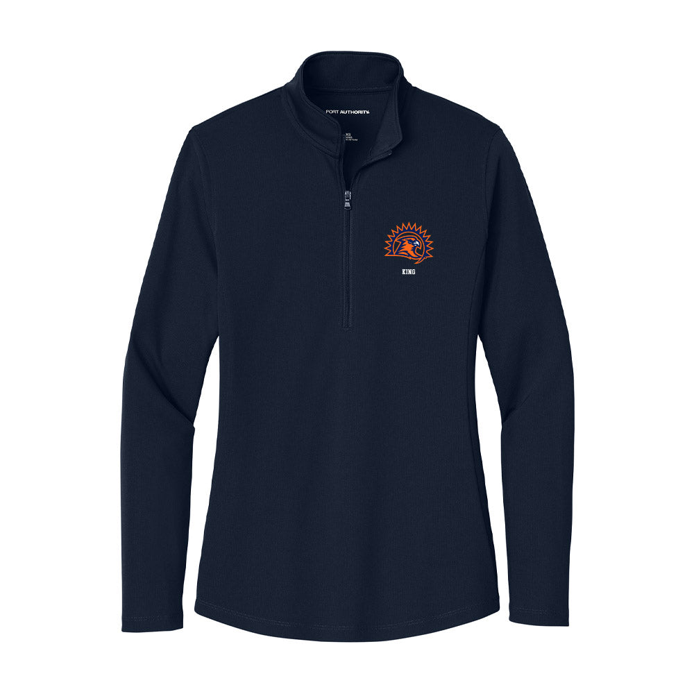 FPU - NCAA Women's Water Polo : Norah King - Women's Lightweight Quarter Zip Jacket-0