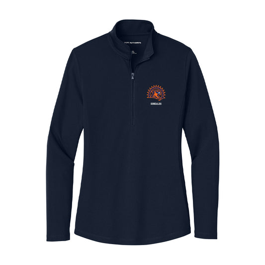 FPU - NCAA Men's Water Polo : Jordan Gonzales - Women's Lightweight Quarter Zip Jacket-0