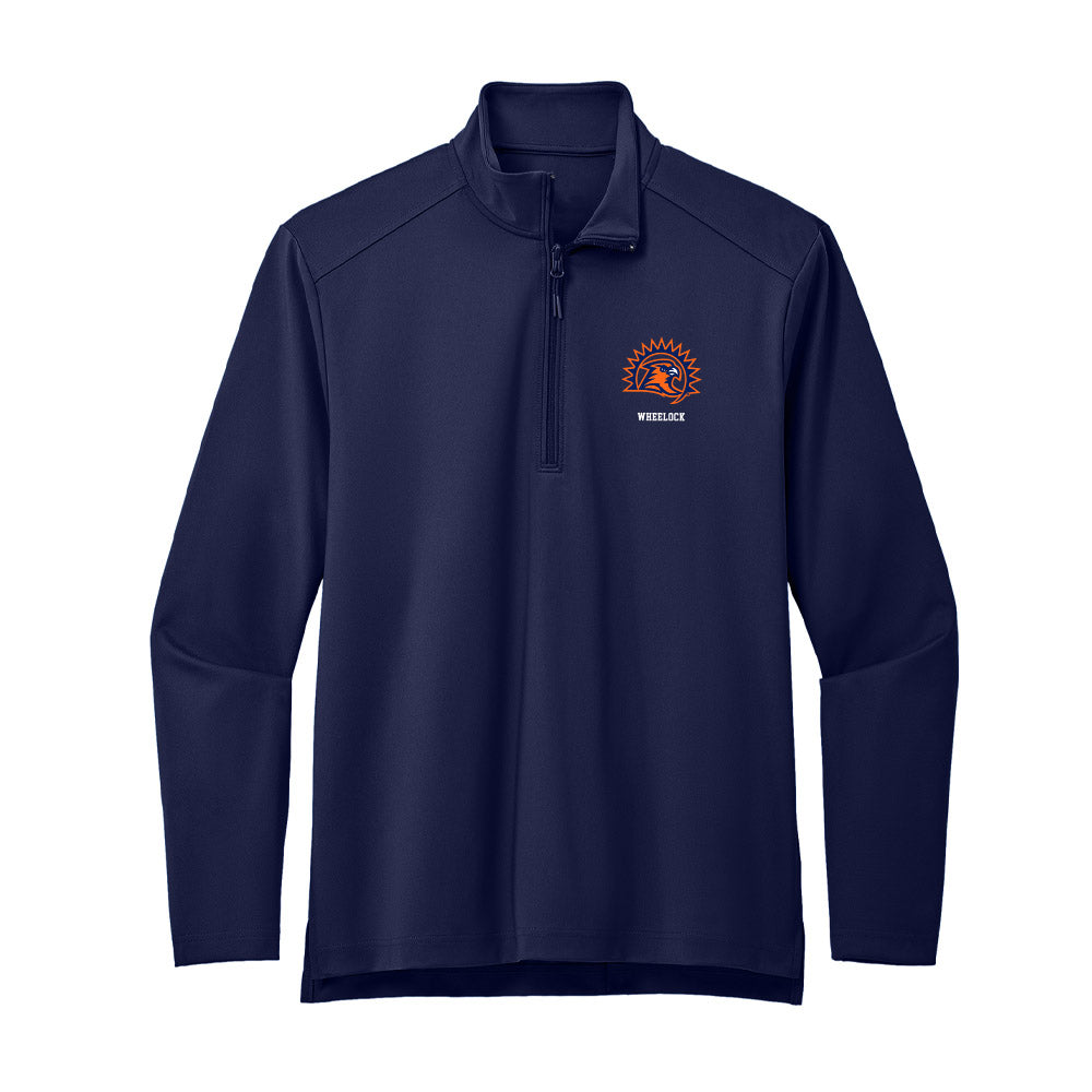 FPU - NCAA Baseball : Titus Wheelock - Premium Quarter Zip Jacket-0